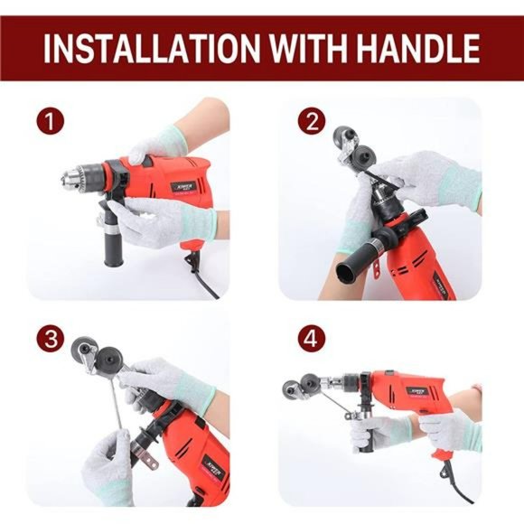 Electric Drill Plate Cutter, Universal Metal Nibbler Drill Attachment w/ Adapter - Picture 11 of 12